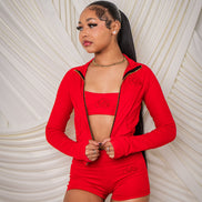 Naturally Blessed Red Bodysuit Set