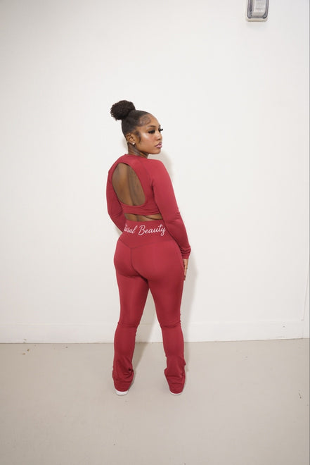 Red Velvet Two Piece Set