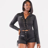 NB Signature Lace-Up Black Set