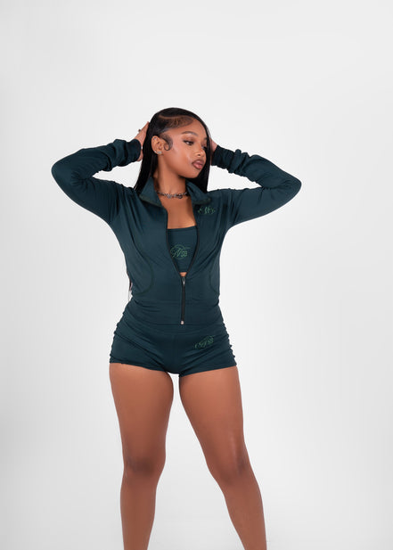 Naturally Blessed Green Bodysuit Set
