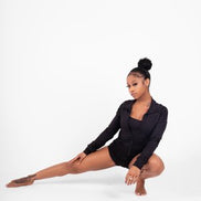 Naturally Blessed Black Bodysuit Set
