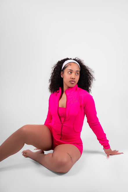 Naturally Blessed Pink Bodysuit Set